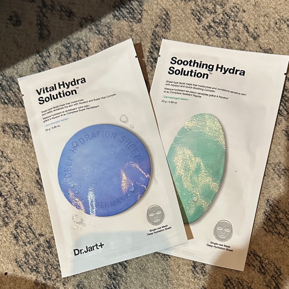 Dr. Jart+ Vital and Soothing Hydra Solution Masks